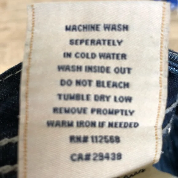 Miss Me Medium Wash Rhinestone Boot Cut Jeans 29 - Picture 15 of 16